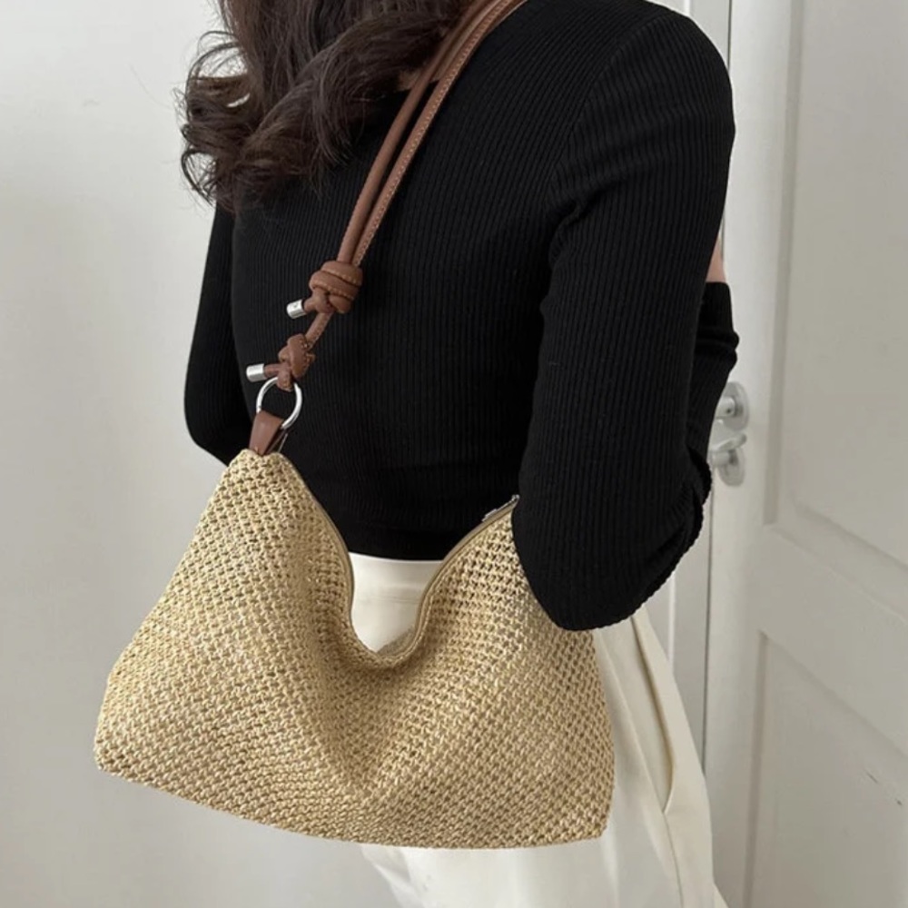 Beach Bag, Beach Bag Totes - 
Beach Bag Zipper Top - Picture 4 of 5